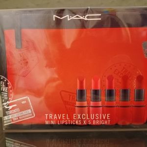MAC Travel exclusive mini lipsticks x5 bright